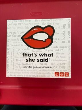 That’s What She Said Party Game - White & Red